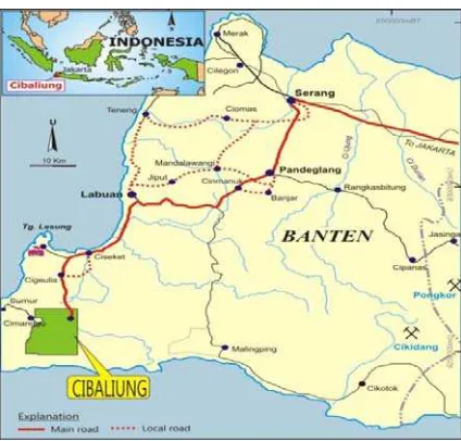 Figure 1 Location of Cibaliung mine, Western Java, Indonesia 