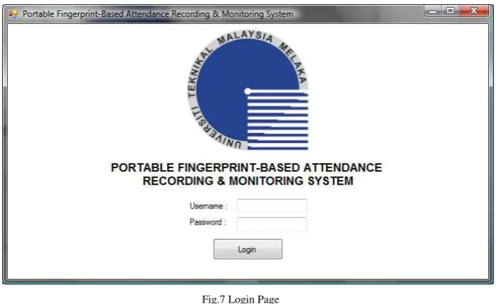 Fig. 8 Main Menu 