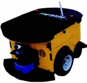 Figure 2.3 An experimental differential drive automated guided vehicle (Soysal, 2013) 