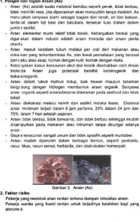 Gambar 2 . Arsen (As)