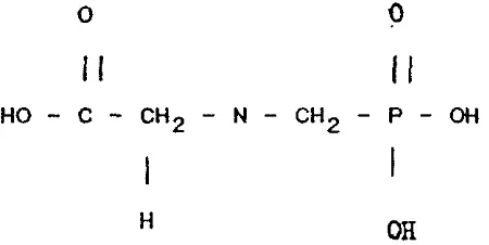 Gambar 1. Rurnus Bangun Herbisida GliFosate 