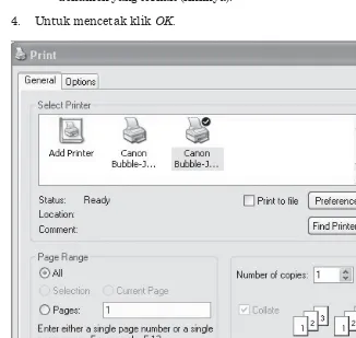 Gambar 6.9  Kotak dialog Print