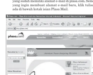 Gambar 8.1Halaman depan plasa.com