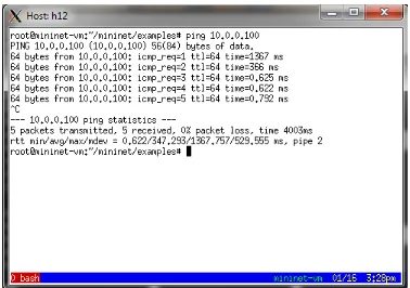 Gambar 4.16. Hasil capture paket data ICMP dari client ke-14 melalui aplikasi Wireshark 