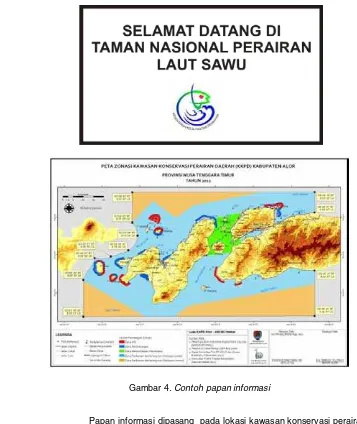 gambar 4. Contoh papan informasi