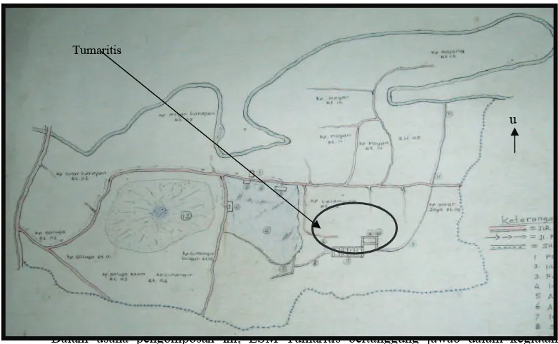 Gambar 6. Peta Lokasi Pabrik Tumaritis Tahun 2006  