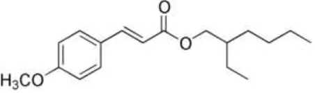 Gambar 1.1. Struktur Oktil Metoksisinamat 