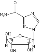 Gambar 1 Struktur kimia ribavirin  