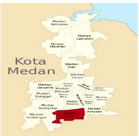 Gambar 3.1 Wilayah Kecamatan Medan Johor 