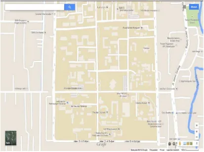 Gambar 2 lokasi penelitian Sumber google maps (Diakses pada 25 januari 2014) 