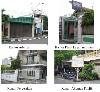 Gambar 1.1 Bangunan Kantor Yang Berada di Surakarta Yang Menggunakan Rumah  Pribadi Sumber : Dokumentasi Penulis, 2010 
