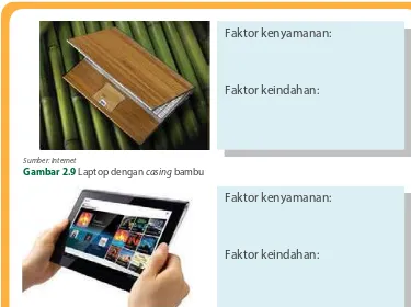 Gambar 2.9 Laptop dengan casing bambu