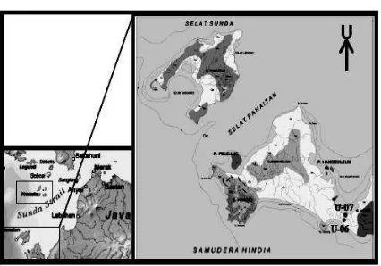 Gambar 1. Lokasi penelitian, tanpa skala (Atmawinata dan Abidin, 1991) 