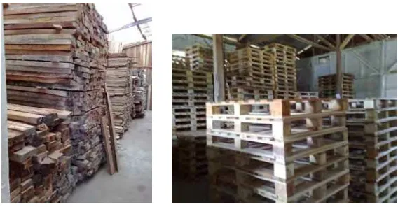 Gambar 2.  Kondisi gudang PT Victory Cemerlang Indonesia Wood Industry
