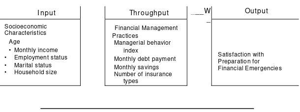 Figure 1:  The conceptual framework adapted from Deacon and Firebaugh ( 1 9 8 8) . 