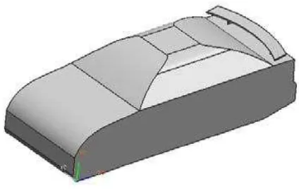 Fig. 6. 3D vehicle model with rear spoiler [31]. 