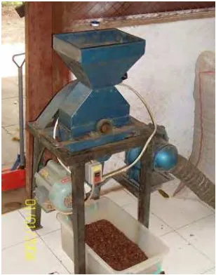 Gambar 5. Mesin pemisah kulit biji kakao 