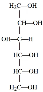 Gambar 2.3 Struktur Molekul Sorbitol [58] 