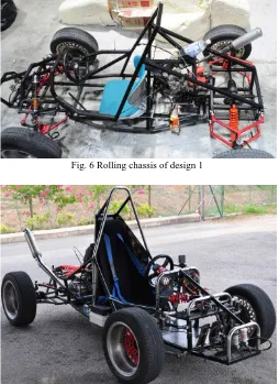 Fig. 6 Rolling chassis of design 1 
