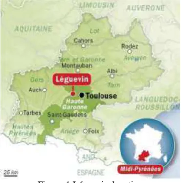 Figure 1 Léguevin location 