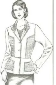 Gambar 5. Single Breasted Jacket (Tailored Jacket)