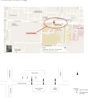 Gambar 3.1 Peta Lokasi Penelitian Jl. Rumah Sakit Haji 