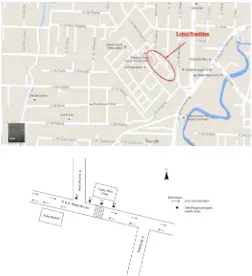 Gambar 3.9 Peta Lokasi Penelitian Jl. Sei Serayu 