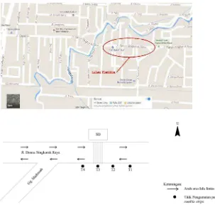 Gambar 3.12 Peta Lokasi Penelitian Jl. Danau Singkarak 