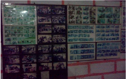 Gambar 12. Surat kabar  dan foto – foto para peserta body contest di Lampung 