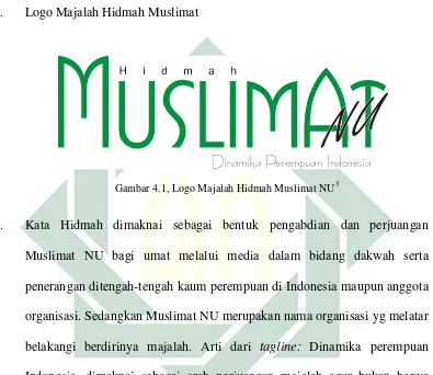 Gambar 4.1, Logo Majalah Hidmah Muslimat NU3 