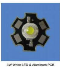 Gambar 16. High Power LED 3 watt dan PCB aluminium 