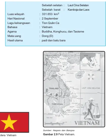 Gambar 2.9 Peta Vietnam.