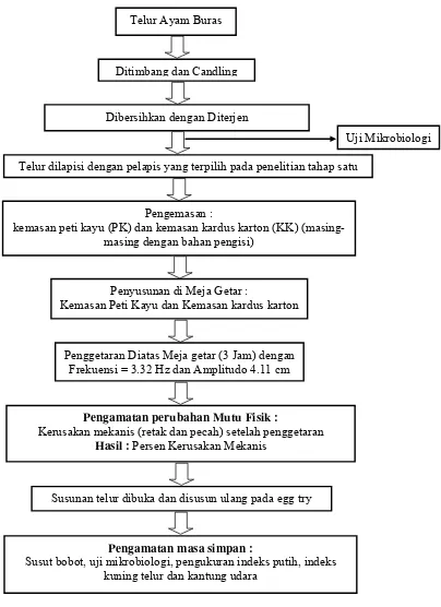 Gambar 7. Diagram alir prosedur penelitian tahap II 