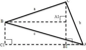 Fig. 3. Calculating sides of triangle 