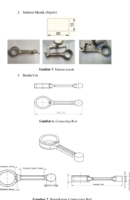 Gambar 7. Pengukuran Connecting Rod 