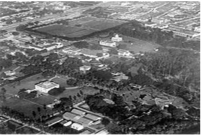Gambar 2.1.5 Pemandangan udara kota Medan pada tahun 1920-an. 