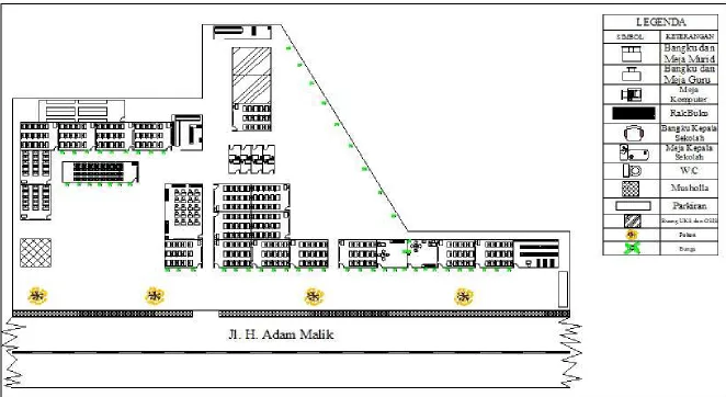 Gambar 5.1. Denah SMP Negeri 7 Medan