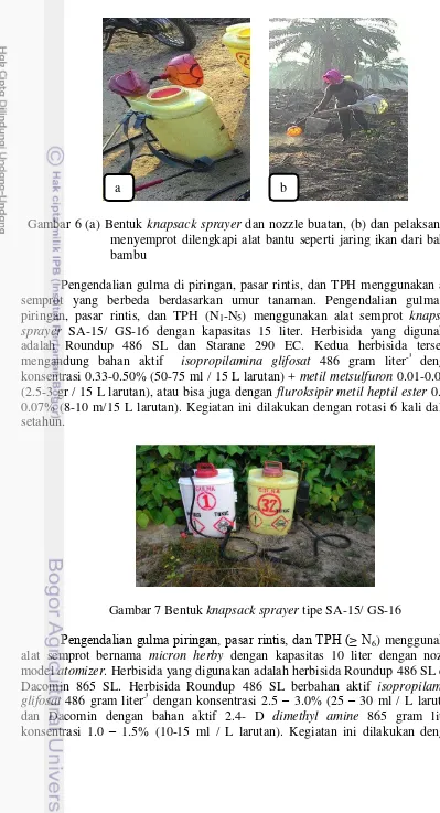 Gambar 7 Bentuk knapsack sprayer tipe SA-15/ GS-16 