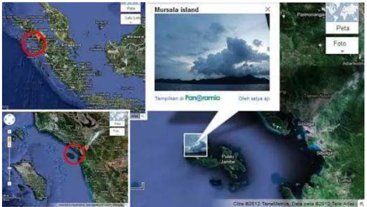 Gambar 4.6 Letak Pulau Mursala 