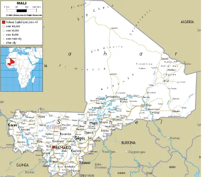 Gambar 2. Peta Mali 
