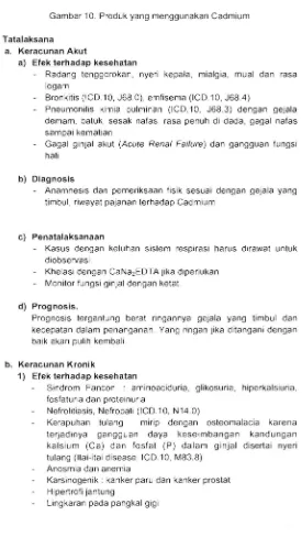 Gambar 10. Produk yang menggunakan Cadmium 