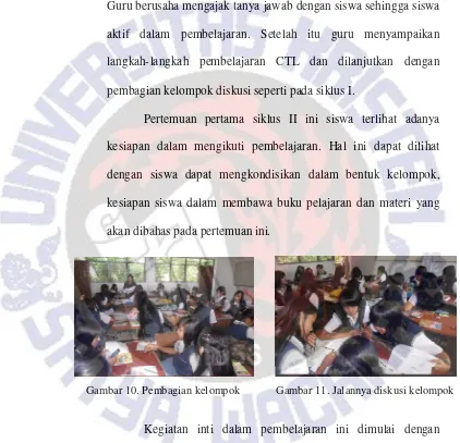 Gambar 11. Jalannya diskusi kelompok 