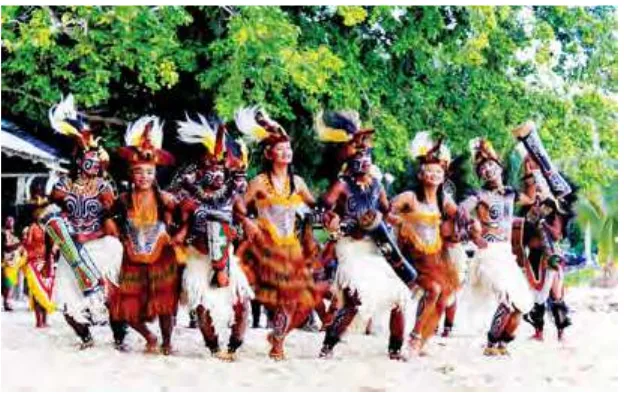 Gambar 1  Tari Selamat Datang dari Papua Barat