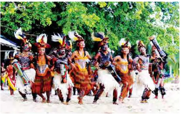 Gambar 1  Tari Selamat Datang dari Papua Barat