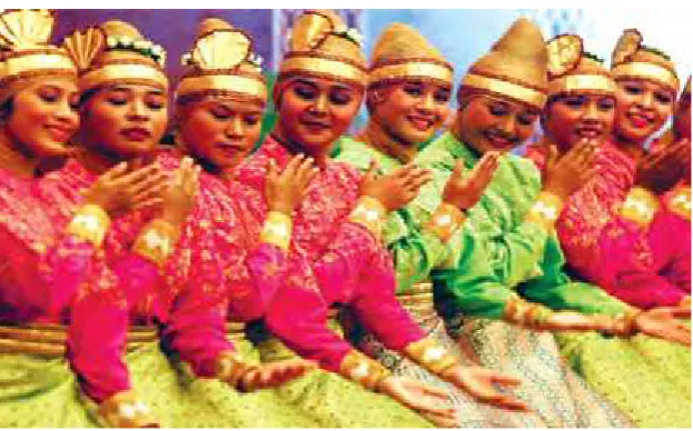 Gambar 3 Tari  Saman