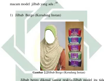 Gambar 2.2Jilbab Bergo (Kerudung Instan)