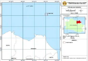 Gambar 1. Peta lokasi P. Biawak Kabupaten Indramayu.
