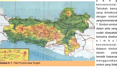 Gambar 8. 1.  Peta Provinsi Jawa Tengah