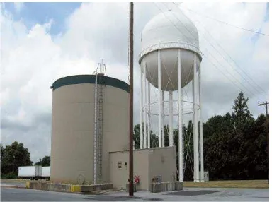 Figure 2.2: The fire water storage tank (Walter, 2012) 