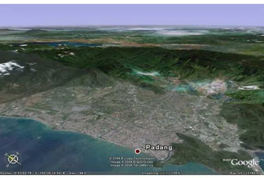 Gambar  3.2.   Flood Plain Areas di Provinsi Sumatera Barat (Sumber: Mitigasi Gempa dan Tsunami, Bahan Pelatihan Dr